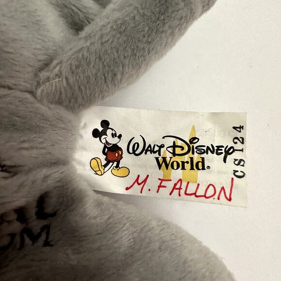 Walt Disney World Animal Kingdom Elephant Stuffed Animal Beanbag Plush - Picture 7 of 9